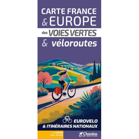 Carte France et Europe des Voies vertes et Véloroutes