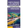 Carte France et Europe des Voies vertes et Véloroutes