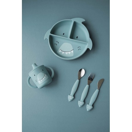 Tasse d'apprentissage en silicone - Mr Shark