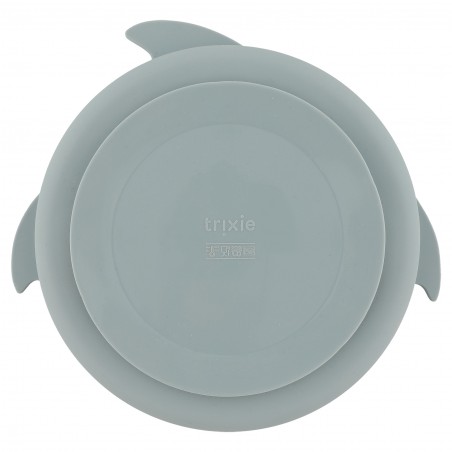 Assiette ventouse en silicone/comp - Mr Shark