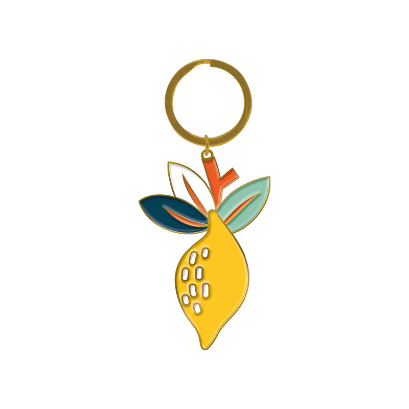 Porte-clés PLUMETIS Citron