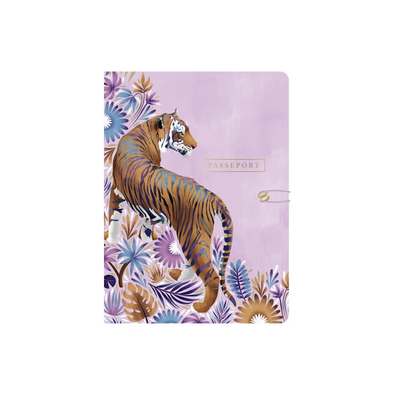 Protège Passeport - Sauvage - Tigre