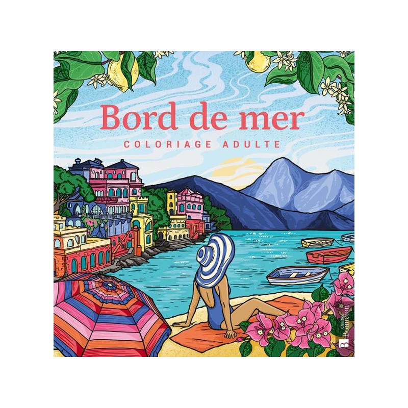 Coloriage adulte - Bord de mer