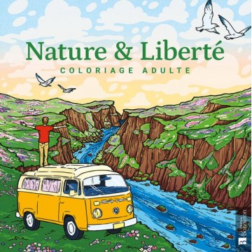 Coloriage adulte - Nature & Liberté