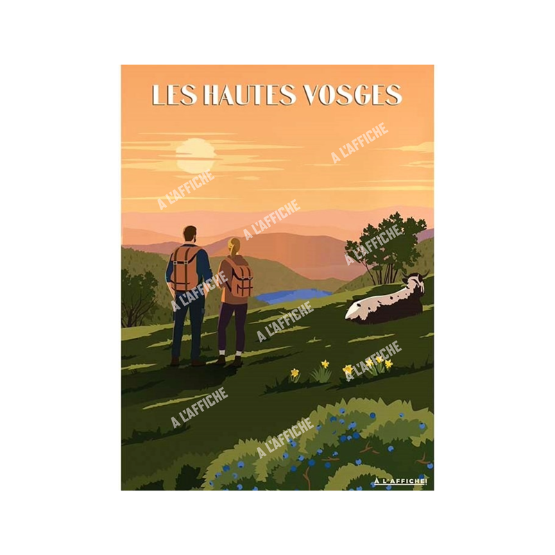 Affiche 30x40 Les Hautes Vosges