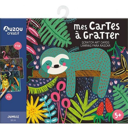 Mes cartes à gratter - Jungle