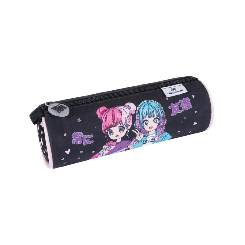 Fourre-tout rond Manga girl