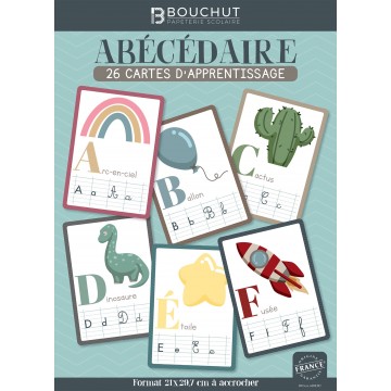Fiches Abécédaire A4 x26