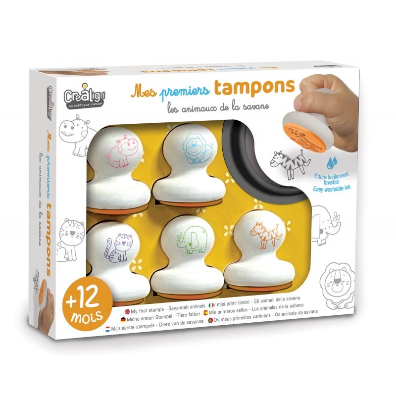 Mes premiers tampons - Animaux de la Savane