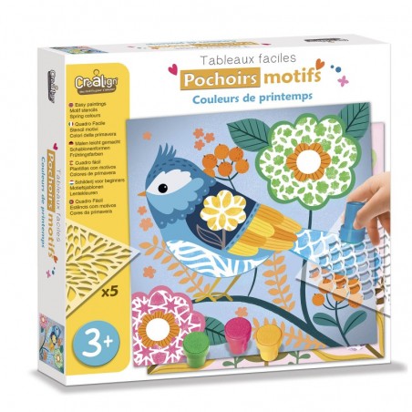 Pochoirs motifs Couleurs de Printemps