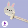 Stylo encre gel effaçable Lapin