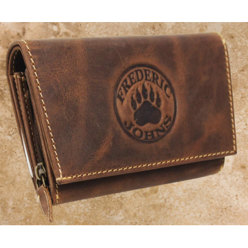 Portefeuille Femme cuir Angel marron clair