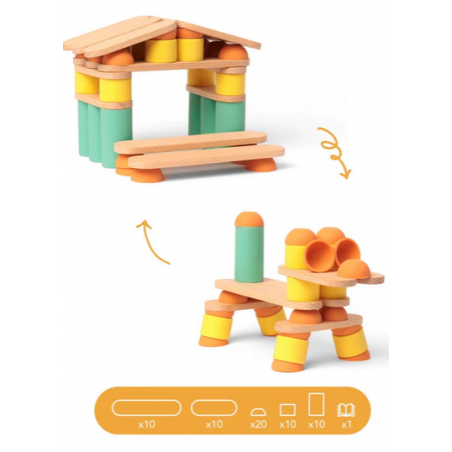 Stix - Jeu de Construction 60 Pièces