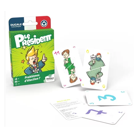 Jeu de cartes Président ou Trouduc ?