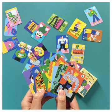 Jeu de cartes - éco bataille