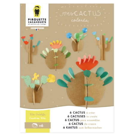 Kit créatif - Mes Cactus colorés