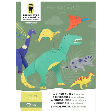 Kit créatif - Mes Dinosaures grrr