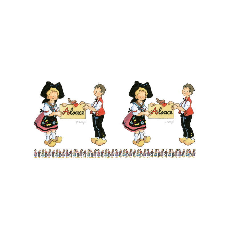Bouteille isotherme 25x5cm 500ml Ratkoff Couple Alsace