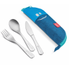 Etui avec 3 couverts acier inoxydable