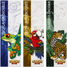 Bloc de 12 Marque-Pages Jungle