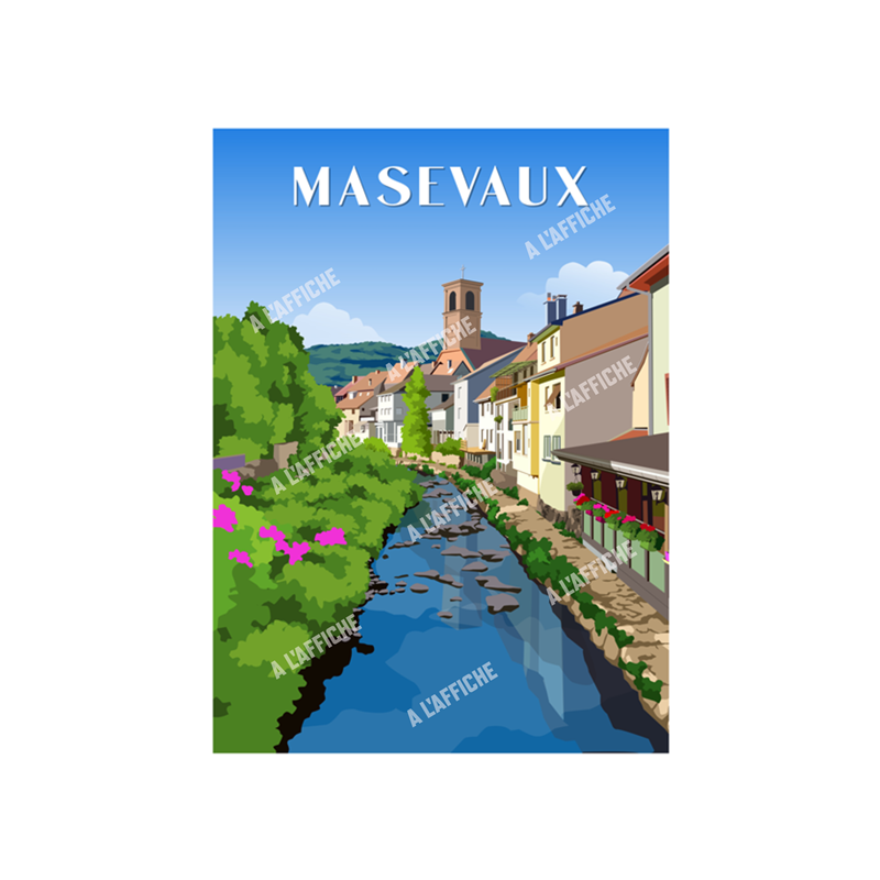 Affiche 30x40 Masevaux