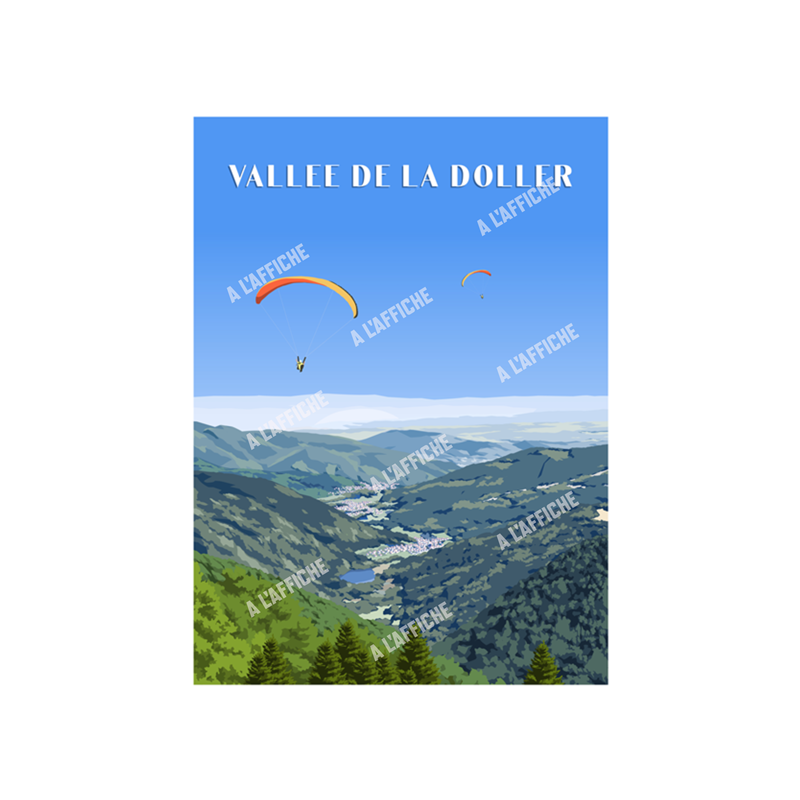 Affiche 30x40 Vallée de la Doller