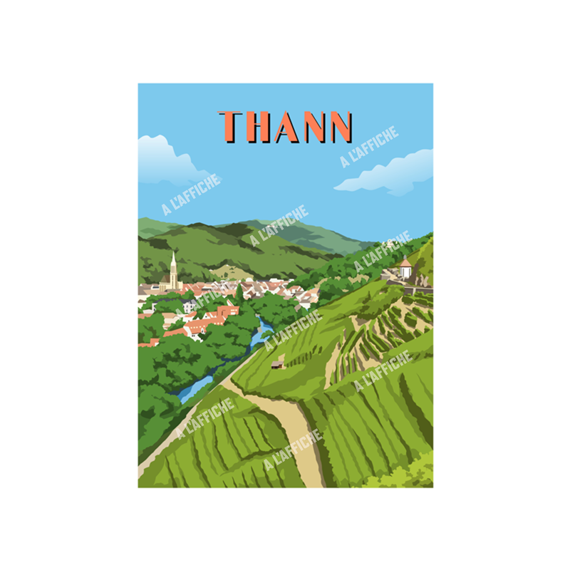 Affiche 30x40 Thann