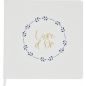 Livre d'or couv tissu blanc Inspiration