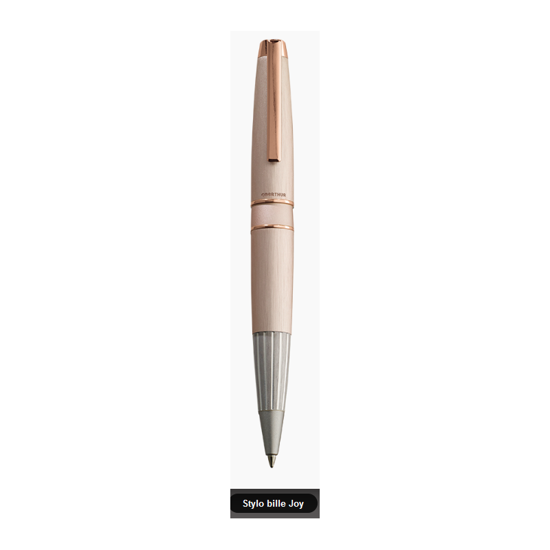Stylo bille Joy Rose poudré