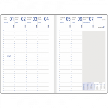 Agenda sco 2025/26 Sem 15 Tivoli vert pastel