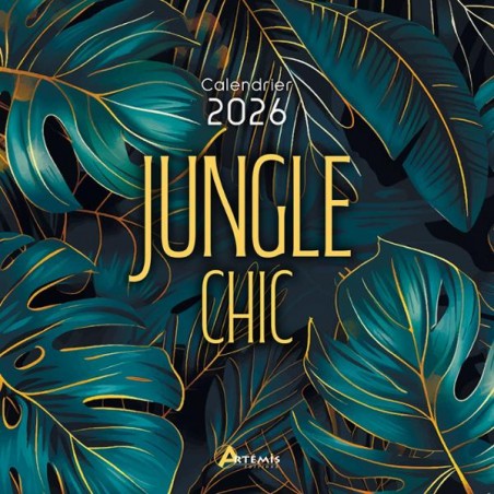 Calendrier 30x30 Jungle chic 2026
