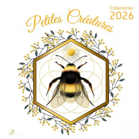 Calendrier 30x30 Petites créatures 2026