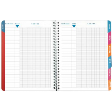 Cahier de textes Elsa Tartan