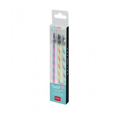 Stylo encre gel multicolore Twist