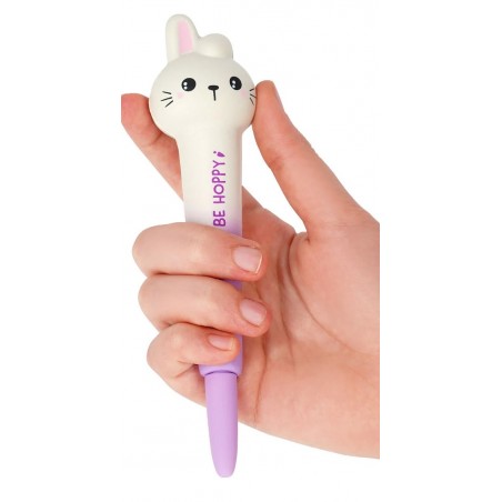 Stylo encre gel antistress Lapin