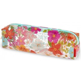 Trousse transparente Fleurs