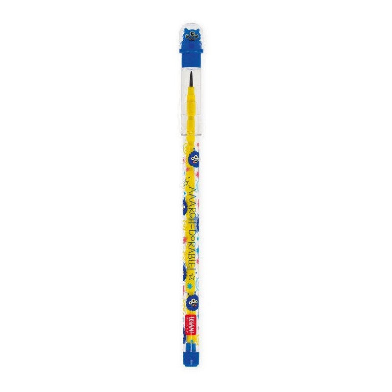 Crayon empilable avec gomme MONSTER