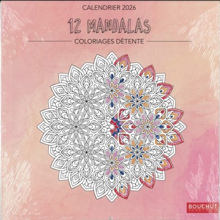 Calendrier illustré à colorier 30x30cm 2026