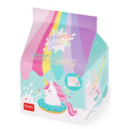 Bloc mémo Yummy Yummy - Licorne