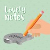 Bloc-notes adhésif Lovely Notes - Kitty