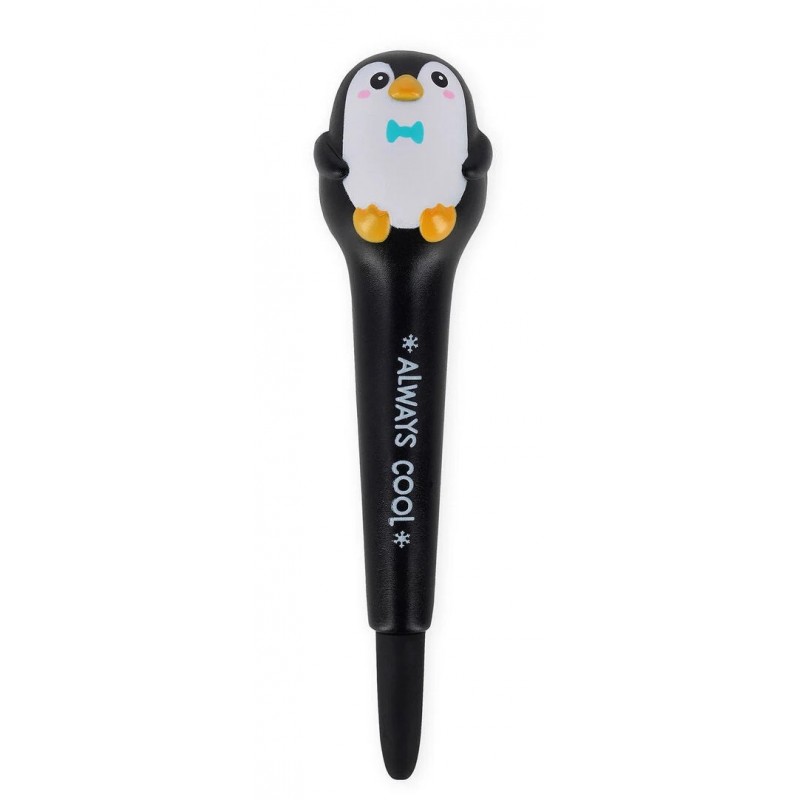 Stylo encre gel antistress - Pingouin