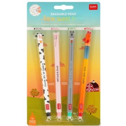 Set de 4 stylos gel...