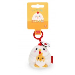 Porte-clé peluche - Poule