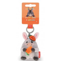 Porte-clé peluche - Ane