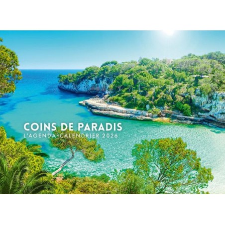 Agenda-Calendrier 2026 - Coins de paradis