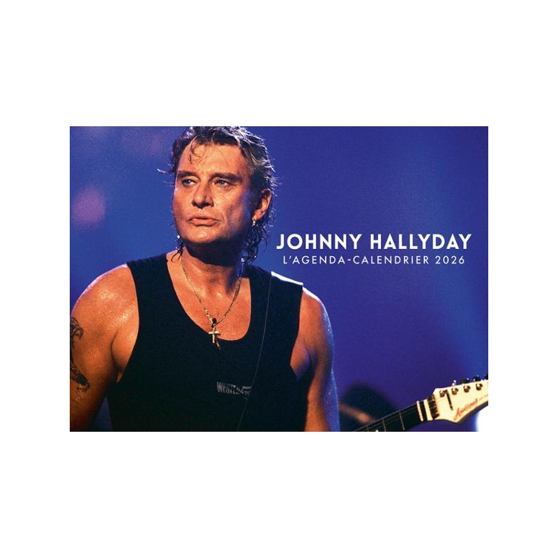 Agenda-Calendrier 2026 - Johnny Hallyday