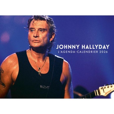 Agenda-Calendrier 2026 - Johnny Hallyday
