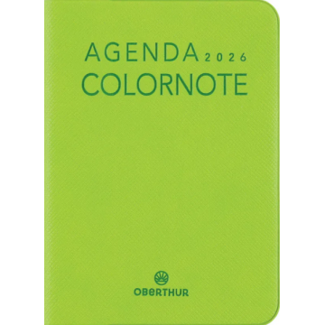 Agenda Sem 10 Colornote 2026 vert pomme