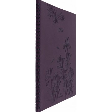 Agenda Sem 16x16 spirale Primrose 2026 violet