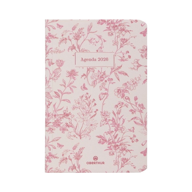 Agenda Sem 15 poche Vienne 2026 floral